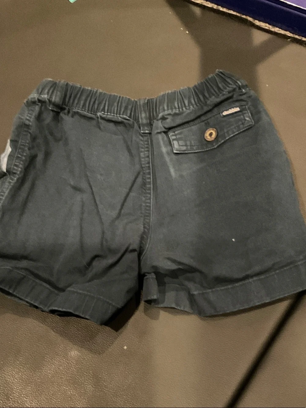 Boys chubbies Navy Elastic Waist Casual Shorts size xs